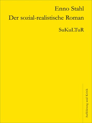cover image of Der sozial-realistische Roman